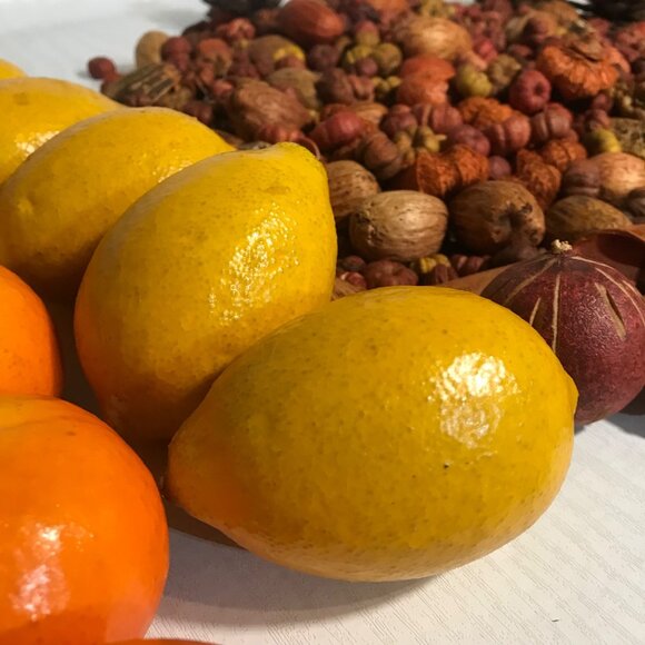 Potpourri Mix With Artificial Lemons & Oranges Fall Decor Premium Decorative - Picture 15 of 16